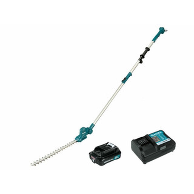 Makita UN460WDWA Akku-Heckenschere 10,8 V/12 V | 460 mm | Höhe 1889 - 2511 mm | Kohlebürste | 1 x 2 Ah Akku + Ladegerät