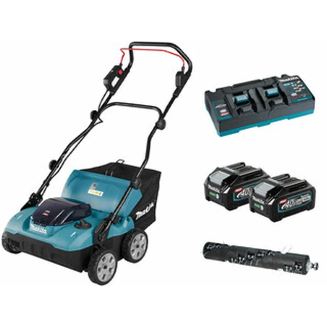 Makita UV001GM201 ασύρματος αεριστής γκαζόν 40 Vmax XGT 1700 W 2 x 4,0 Ah + RB