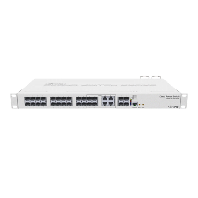 Mākoņa maršrutētāja slēdzis 20 x SFP, 4 x SFP+, 4 x Combo (Gigabits vai SFP) — Mikrotik CRS328-4C-20S-4S+RM