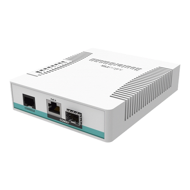 Mākoņa maršrutētāja slēdzis, 5 x SFP, 1 x kombinētais SFP/Gigabit ports — Mikrotik CRS106-1C-5S