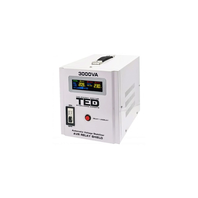 Maksimal netværksstabilisator 3000VA-AVR RT-serien TED000149