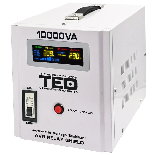 Maksimālais tīkla stabilizators 10KVA-AVR RT sērija TED000071