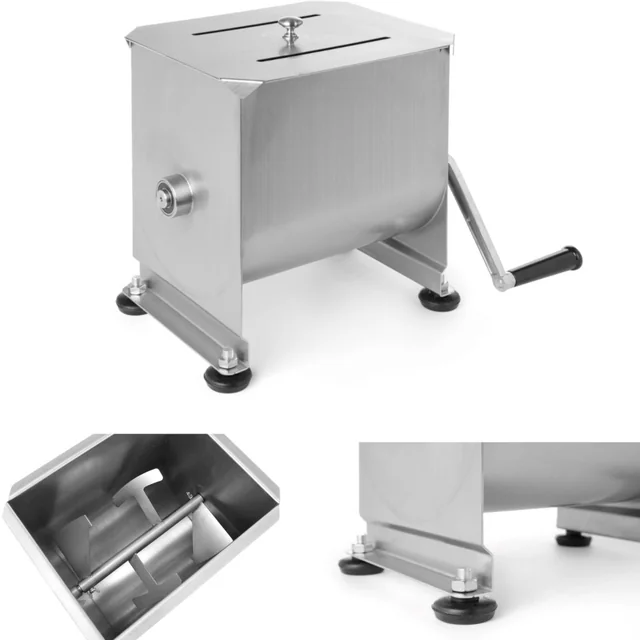 Manual mixer for stuffing minced meat into cold cuts 10L