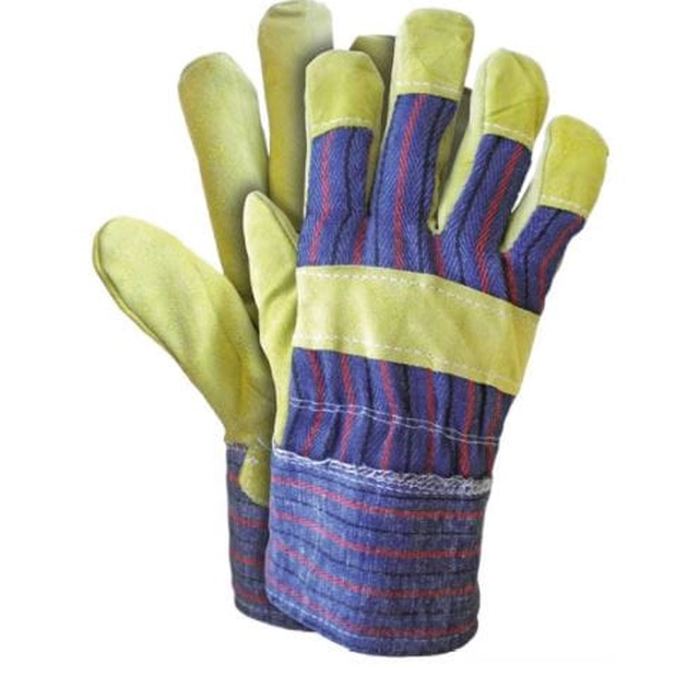 Mănuși de protecție întărite cu piele de vacă, galben RSC 10