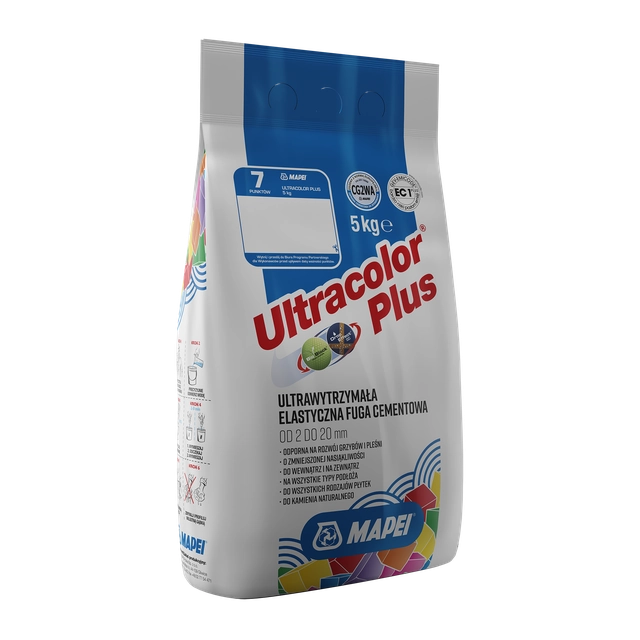 Mapei Ultracolor Plus voegmiddel 119 London grijs 5 kg