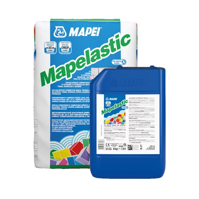 Mapelastic Mapei A+B tiivistemassa 32 kg