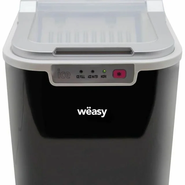 Máquina de fazer cubos de gelo Wëasy P1314E 2,2 L Cerâmica Preta