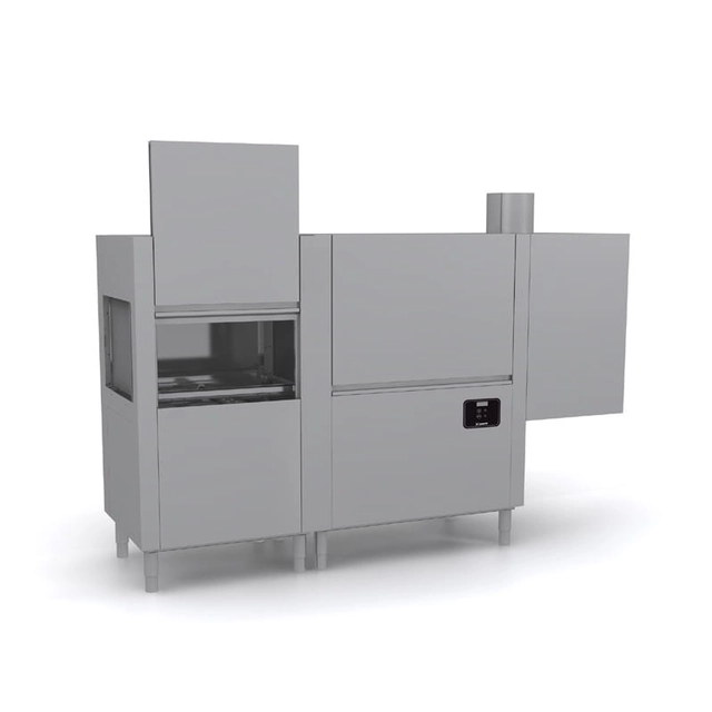 Máquina de lavar louça túnel KRUPPS EVOLUTION LINE | módulos de pré-lavagem, secagem e recuperação de calor | EVO331