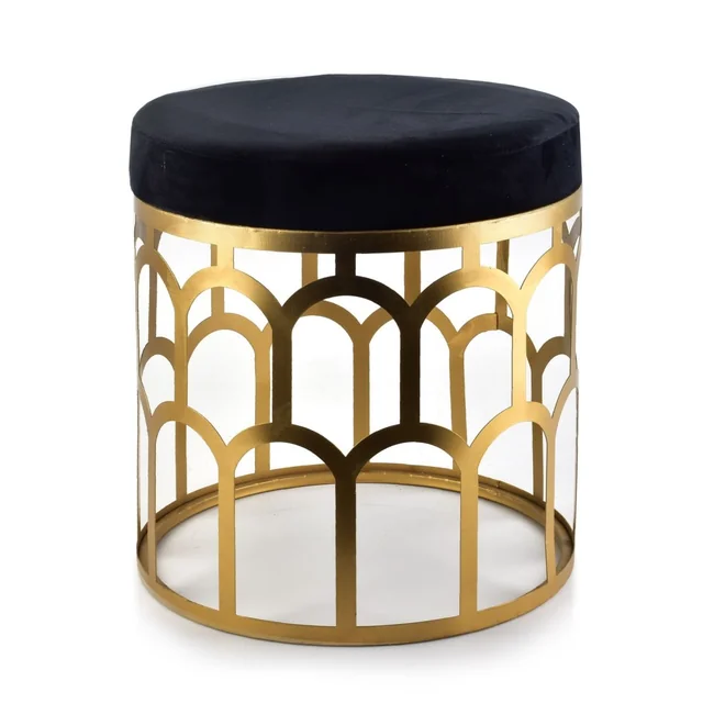 MARGIE Black stool h38*36cm