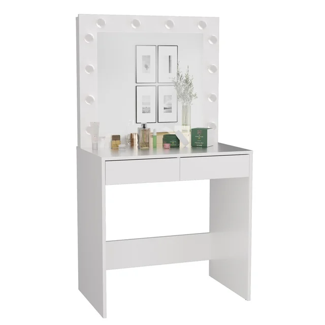 Marina T+ dressing table set 2S+L WHITE