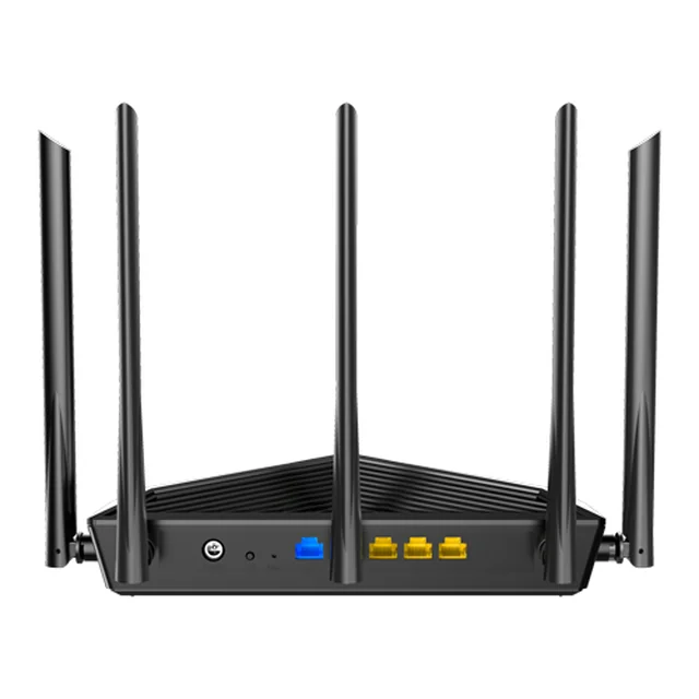 Maršrutētāja Wi-Fi 6e, AX5700 TriBand 2.4/5GHz/6GHz, 861+2402+2402 Mbps, 5x6dBi, 4 x Gigabit — TENDA TND-TX27-PRO