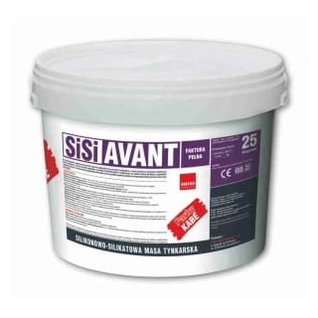 Masă de tencuială silicat-silicoană Kabe SiSi AVANT 1,5mm 25kg