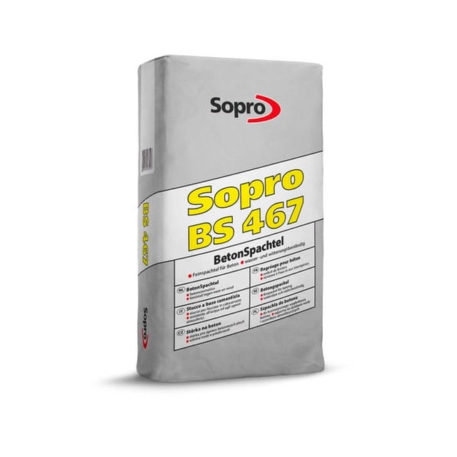Masilla cemento hormigón Sopro BS 467 25 kg