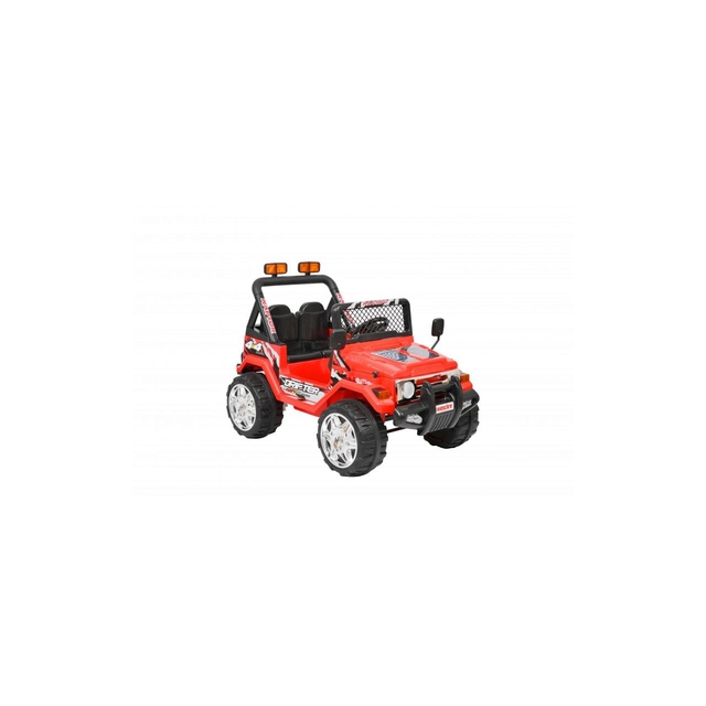 Masinuta electrica pentru copii off-road 4x4 HECHT 56185, acumulator 2 x 6 V, 10 Ah / 25 W, greutate maxima 30 kg, rosu, varsta recomandata 3-8 ani