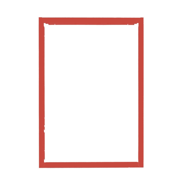 Masking frame for SLIM KOMBI hydrants for recessed installation TYPE D, red color