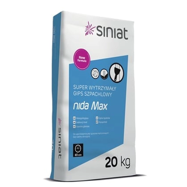 Massa de gesso Nida Max 5 kg Siniat