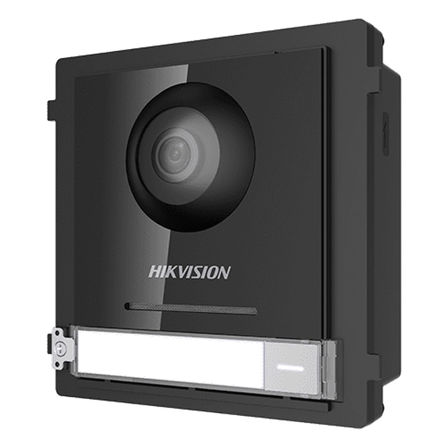 Master module for modular intercom equipped with 2MP fisheye video camera and a call button - HIKVISION