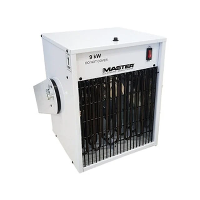 Master TR9 elektrische thermische luchtblazer 400 V | Verwarmingsvermogen 4500 W/9000 W | 13,3 m³/min