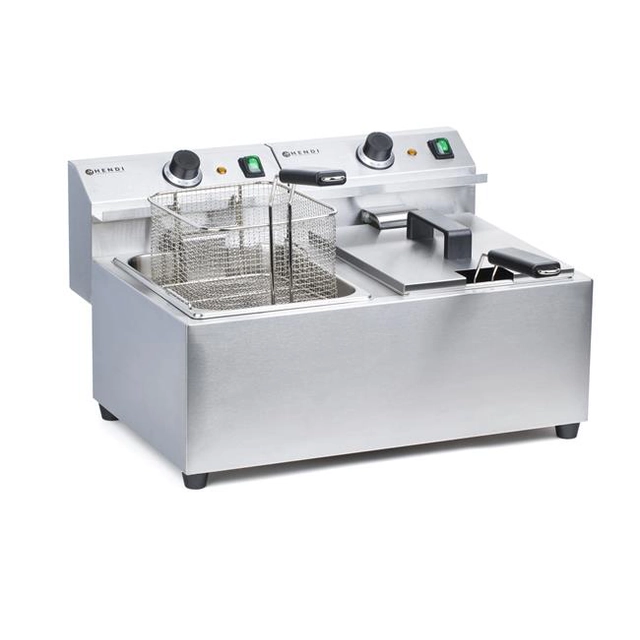 MASTERCOOK Fritteuse - 2 x 8 l