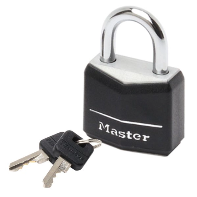 MasterLock 9140EURDBLK Solid aluminum padlock