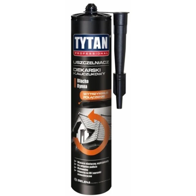 Mastic de toiture en caoutchouc Tytan, argent, 310 ml