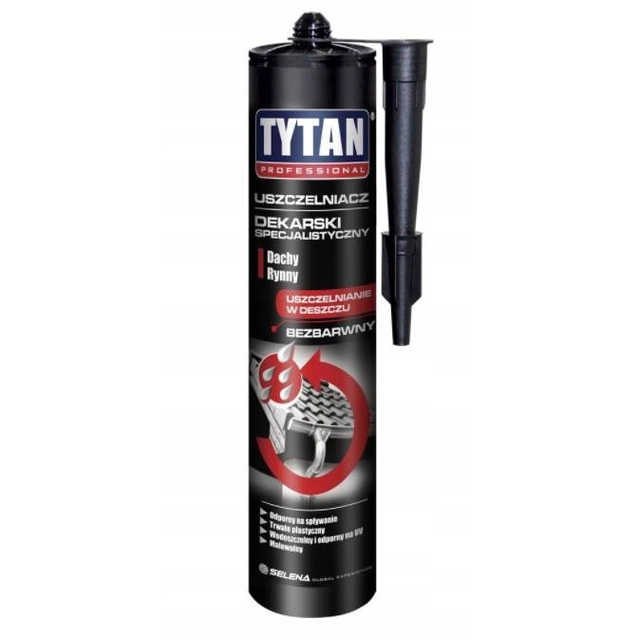 Mastic de toiture spécialisé Tytan, incolore, 310 ml