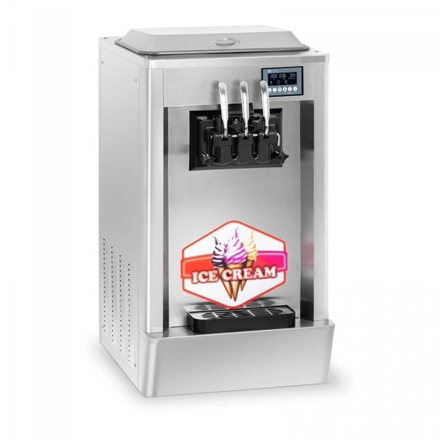 Maszyna do lodów włoskich - 20 l/h - 3 smaki ROYAL CATERING 10011365 RCSI-20-3
