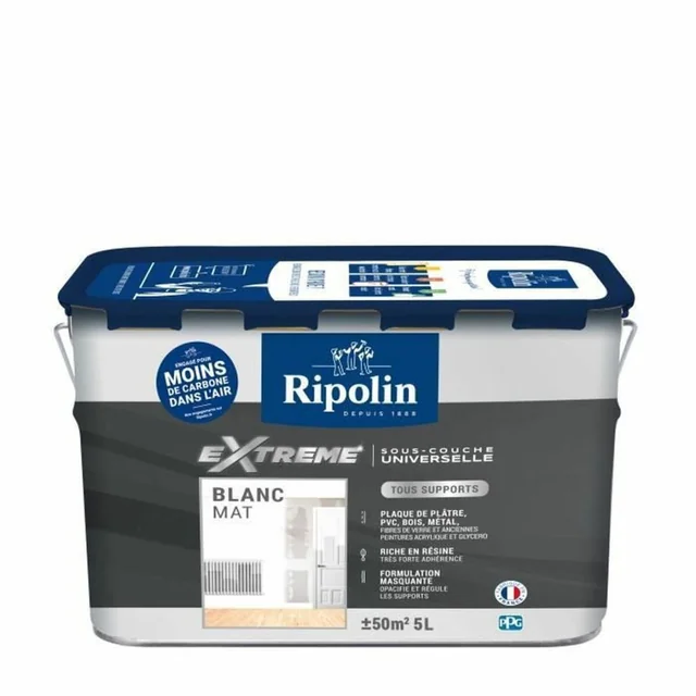 Ματ βαφή Ripolin Universal 5 L Λευκό αστάρι βαφής