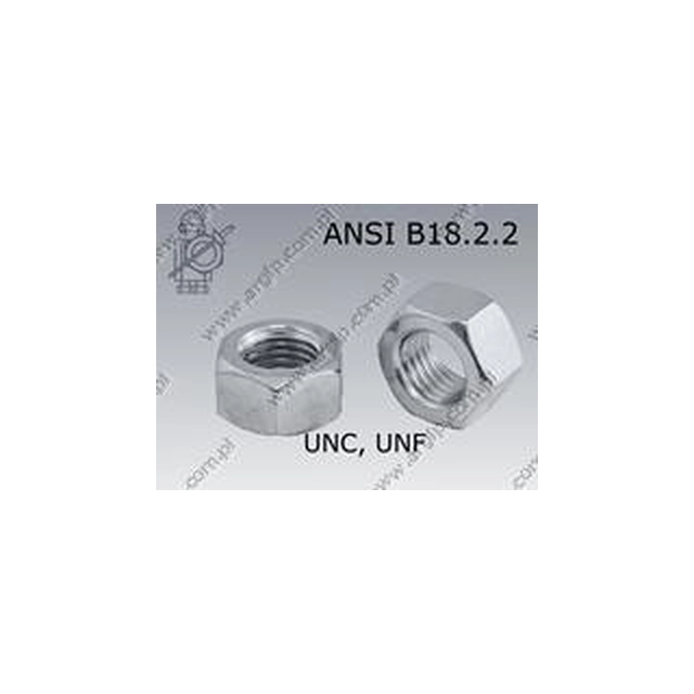 Matice 6-kt 3/8-UNC-10 (~ stupeň 8) oc.B ANSI B18.2.2(~DIN934)