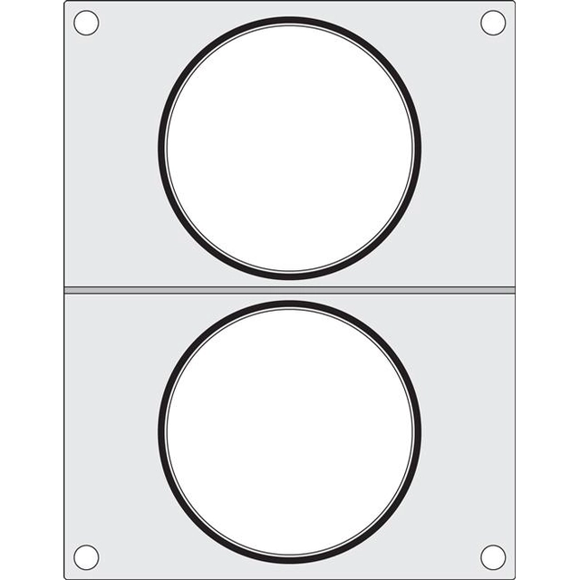 Matrica pre zváračku CAS CDS-01 pre dve nádoby na polievku fi 115