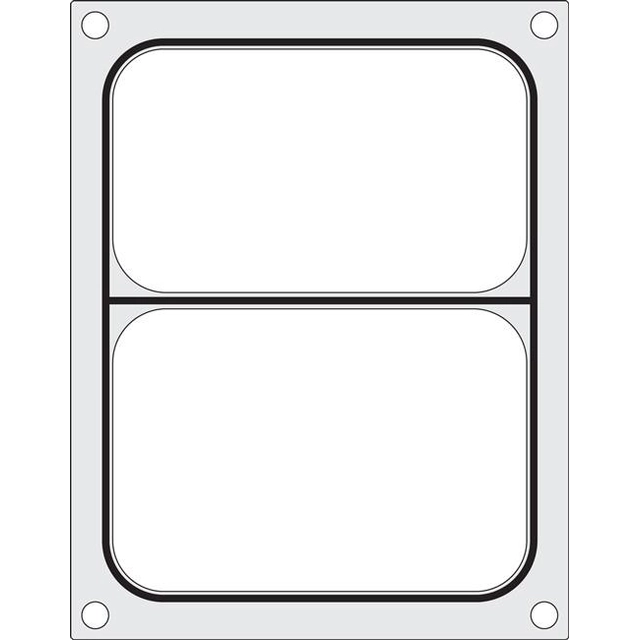 Matrica za Hendi aparat za zavarivanje  za dvodijelnu ladicu 227x178 mm