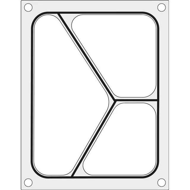 Matrix for Manupack Sealer 190 For Three-Part Tray 227x178 Hendi 805725