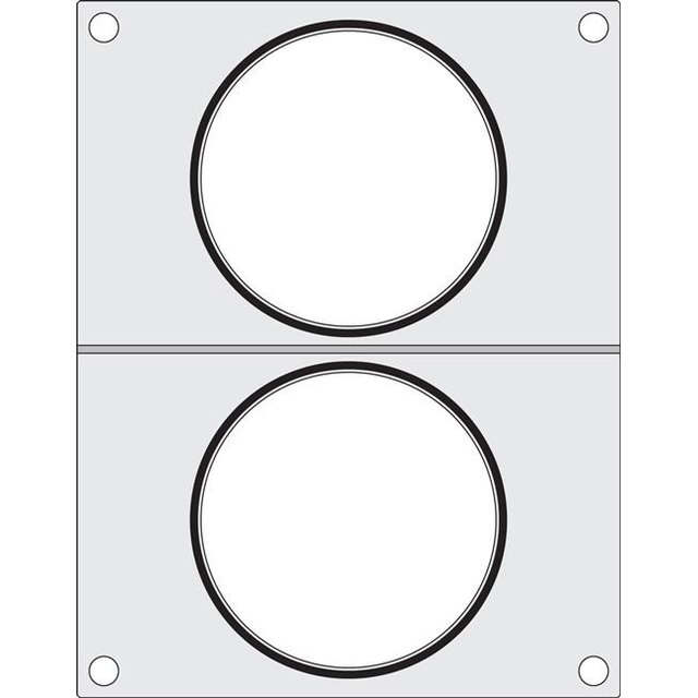 Matrix für eine Hendi-Schweißmaschine für zwei Suppenbehälter fi 115 mm