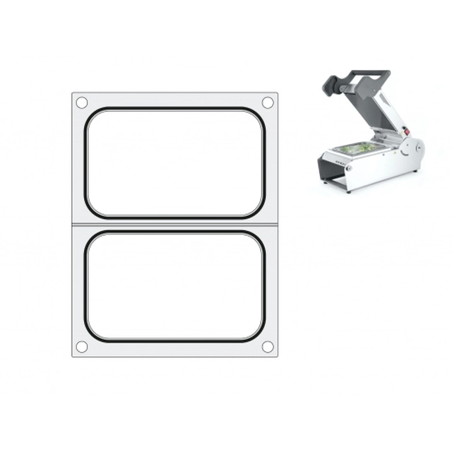 Matrize für zwei Trays 178 x 113 mm Hendi