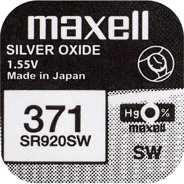 Maxell-batterij 371 1 st.