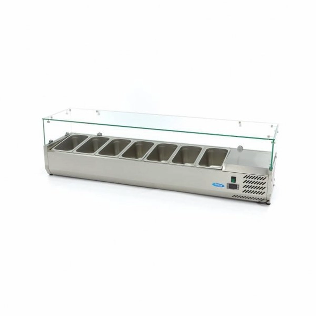 Maxima countertop refrigerated display case 160 cm - 1/3 GN MAXIMA 09400329 09400329