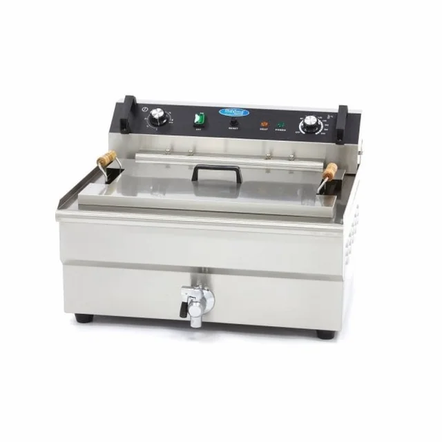 Maxima electric fryer 1 x 30,0L with tap MAXIMA 09365021 09365021