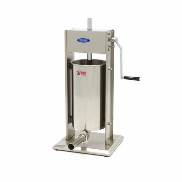Maxima sausage stuffer 15L - Vertical - Stainless steel - 4 MAXIMA filling tubes 09300465 09300465