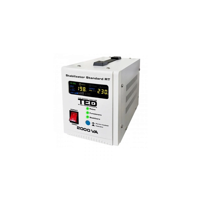 Maximale netwerkstabilisator 2000VA-AVR RT-serie TED000125