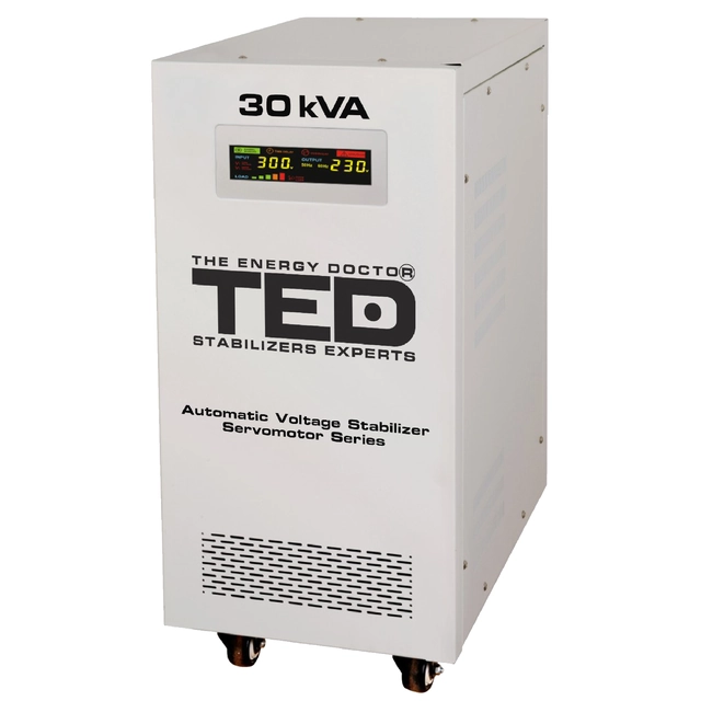 Maximum network stabilizer 30KVA-SVC with single-phase servo motor TED001962