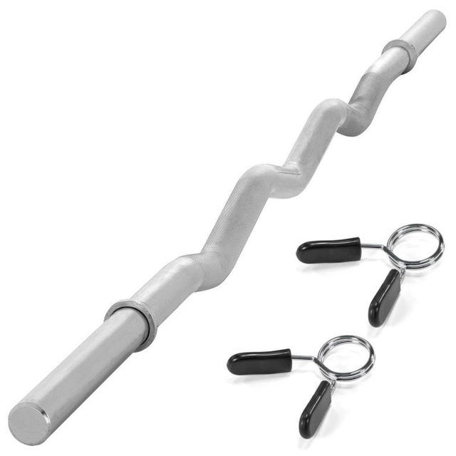 MAXXIVA Curved two-handed neck EZ 120 cm, silver