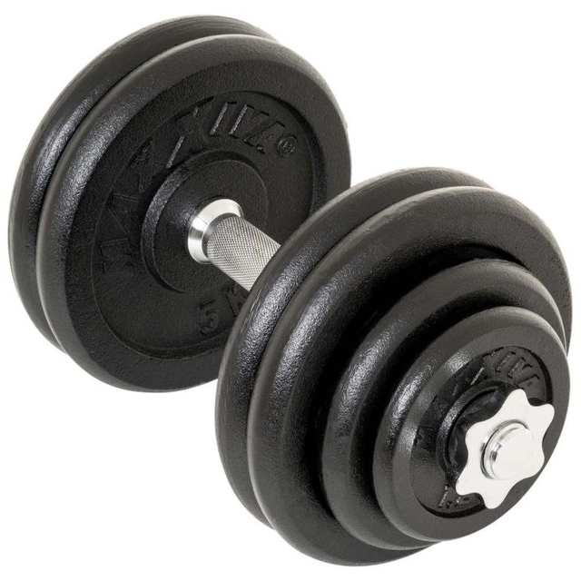 MAXXIVA One-handed cast iron barbell, 30 kg