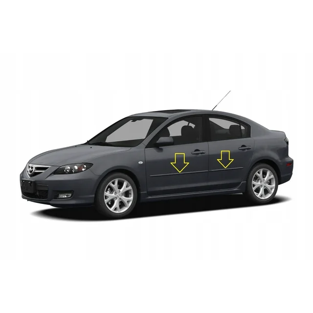 Mazda 3 2004-2013 – Chrom-Seitentürschutzleisten