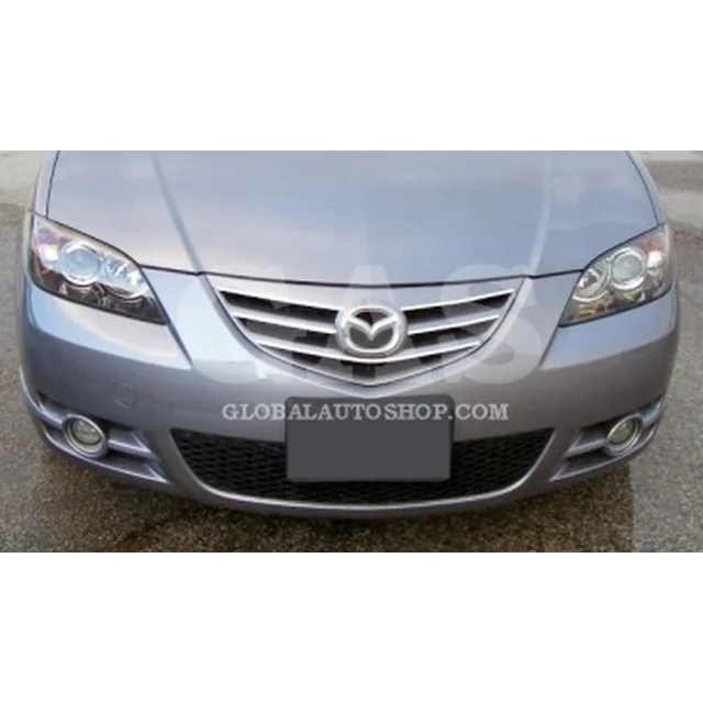 Mazda 3 -Chrome Strips Grill Chrome Dummy Bufer Tuning