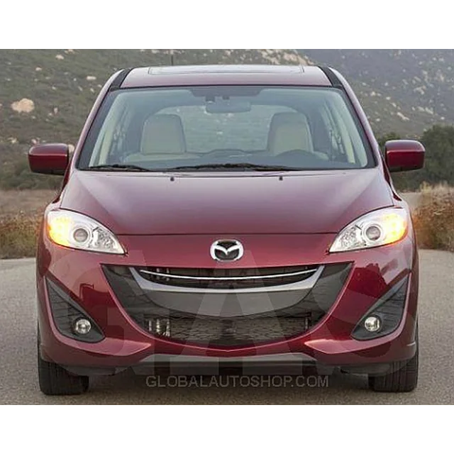 Mazda 5 -Chrome Strips Grill Vyladění figuríny chromového nárazníku