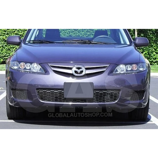 Mazda 6 -Chrome Strips Grill Chrome Dummy Bumper Tuning