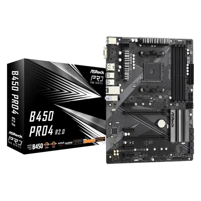 MB AMD B450 SAM4 ATX/B450 PRO4 R2.0 ASROCK