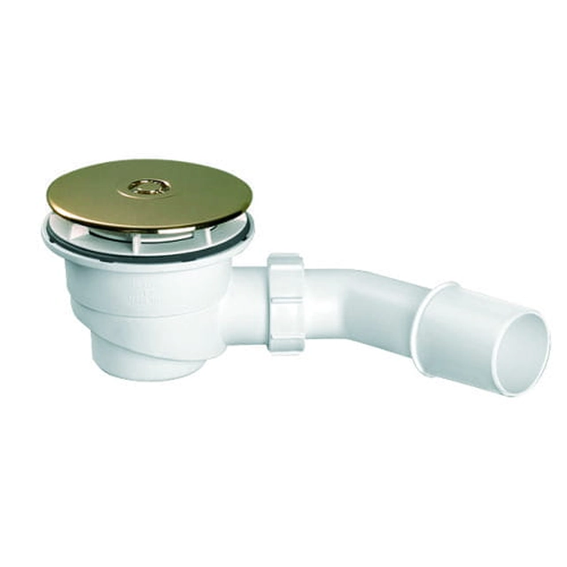 McAlpine shower siphon 90, height 82mm, cover GOLD HC27GP