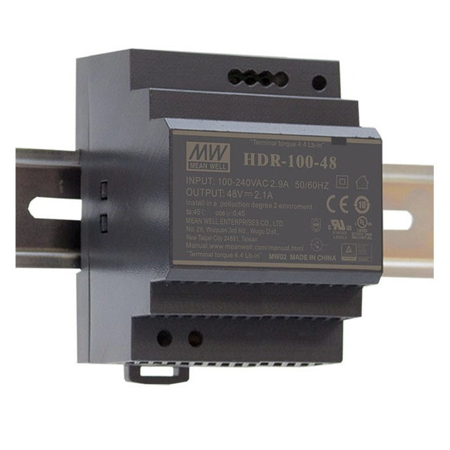 MEAN WELL HDR-100-24N 24V 4,2A 101W fuente de alimentación