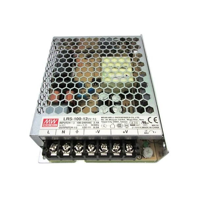 MEAN WELL LRS-100-12 12V 8,5A 102W voeding